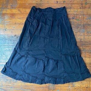 black skirt